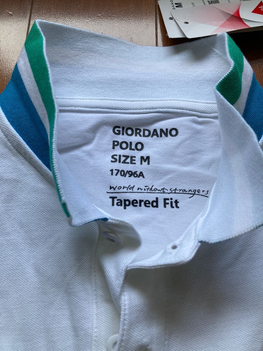ポロシャツ 半袖 GIORDANO 新品　Mサイズ