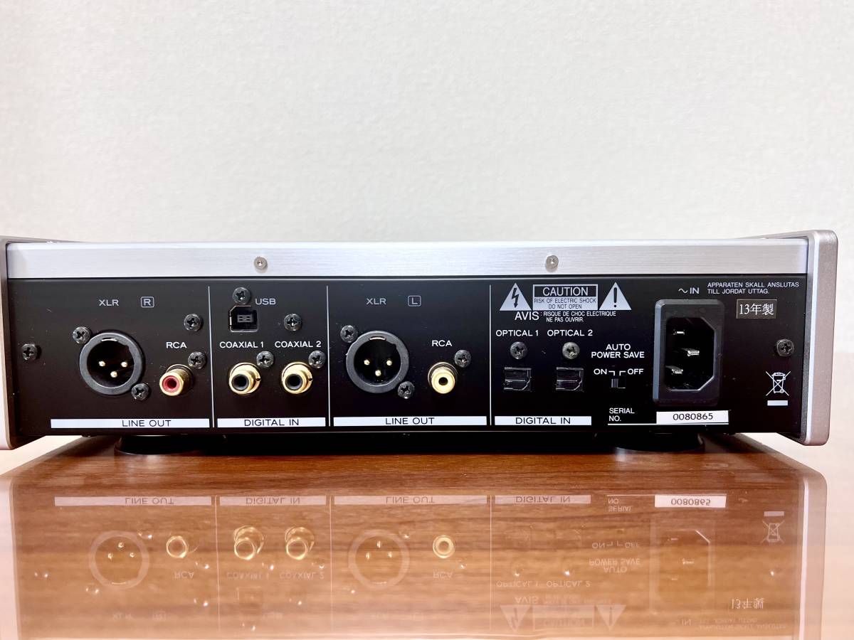 【いー音ですな〜】 TEAC UD-501-S（シルバー） １円スタート最落なし DAコンバータ  完動品 元箱付きの画像2