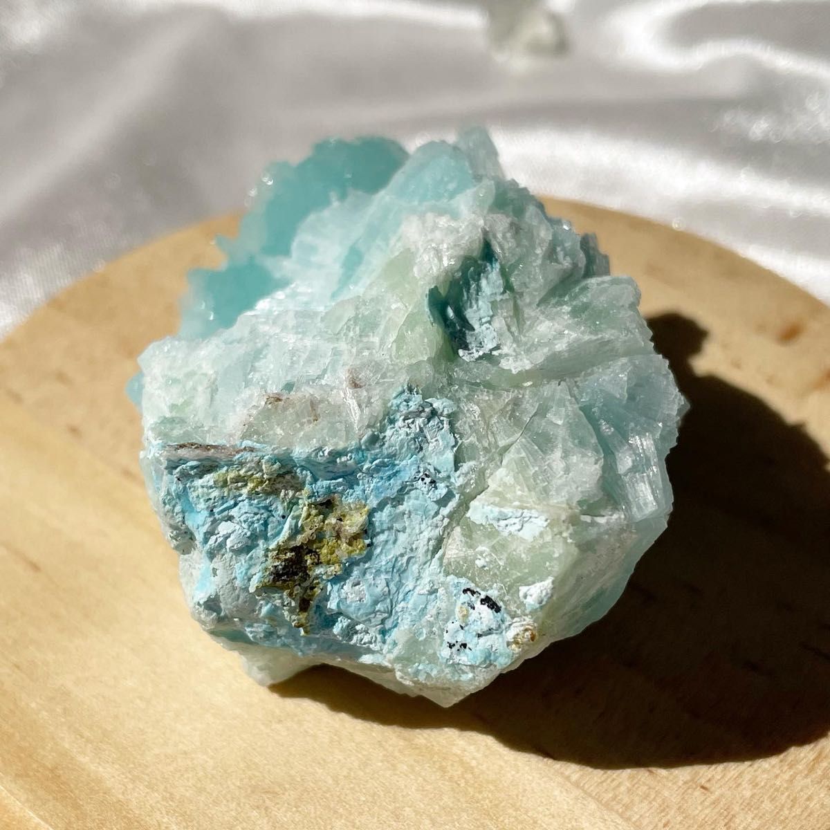 結晶が美しい！ ブルーアラゴナイト原石　鉱物標本　アラゴナイト　鉱物　標本　原石　鉱石　霜柱　原石標本　つらら　結晶　コレクション