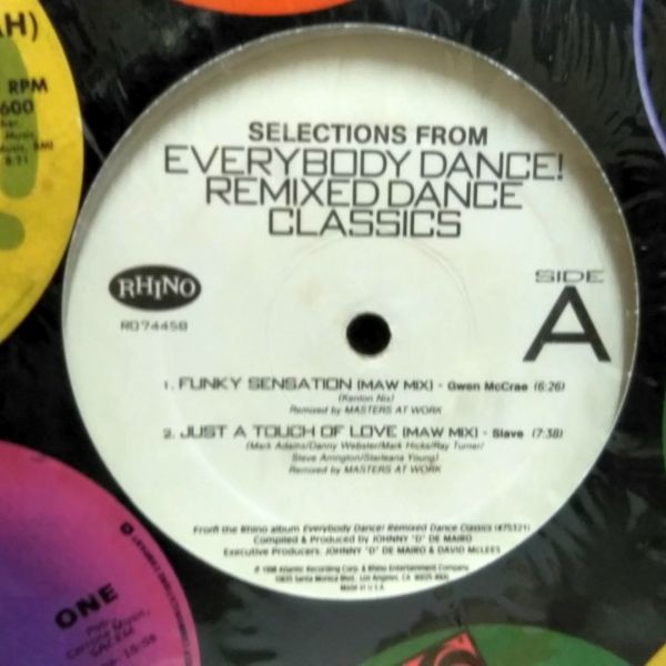 12inchレコード　 MASTERS AT WORK / EVERYBODY DANCE! REMIXED DANCE CLASSICS_画像1