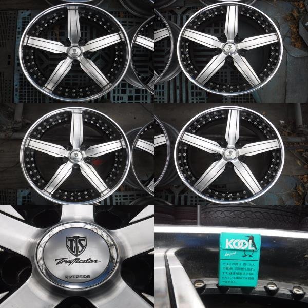 送料無料☆トラフィックスター STR ホイール 4本 20×9j 10j 5穴 PCD