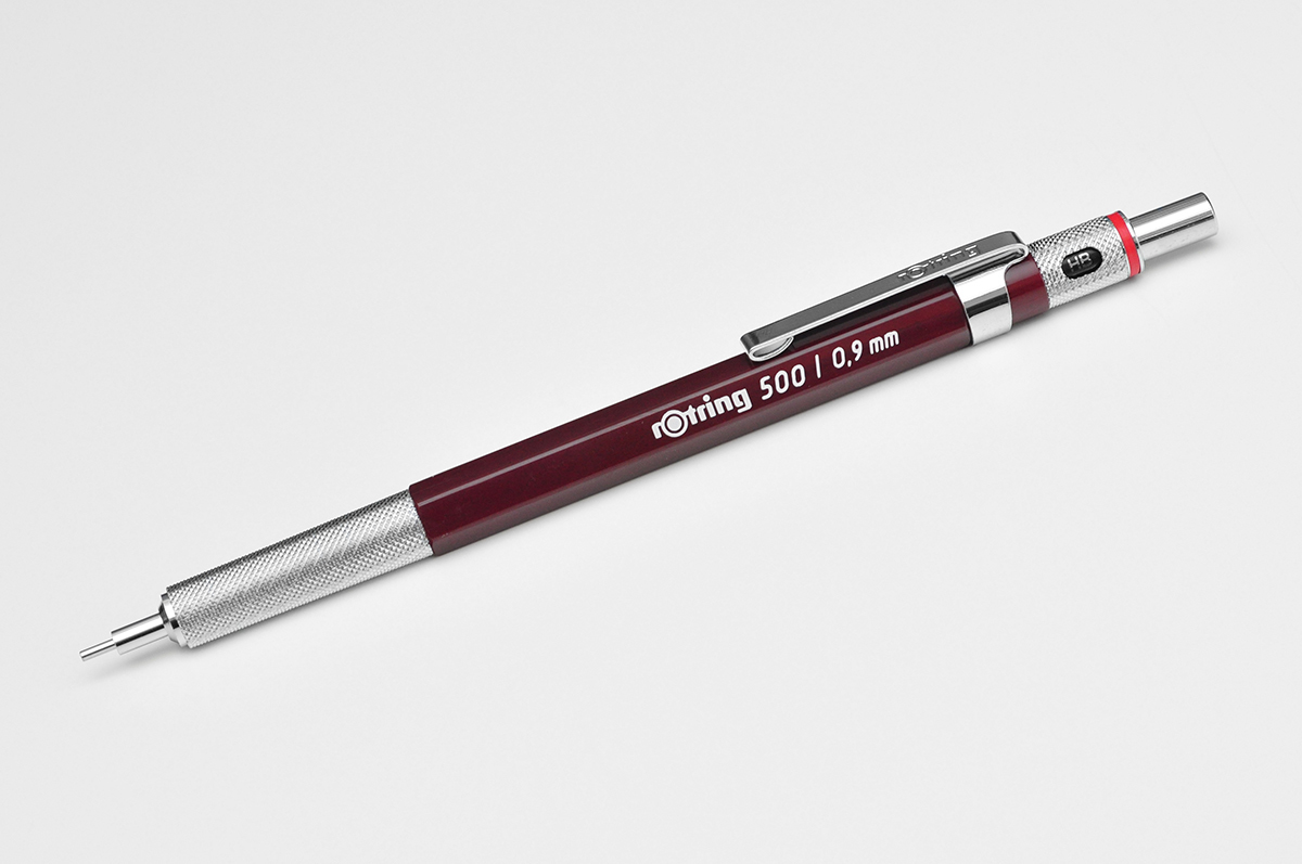 2022福袋】 Burgundy 0.9mm 500 Rotring 1980年代 当時物 ロットリング