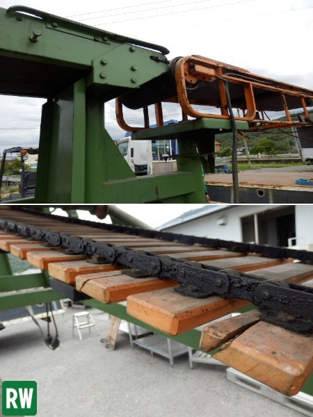 傾斜コンベア ベルトコンベア マルヤス KMT 70S ベルト幅410mm 三相
