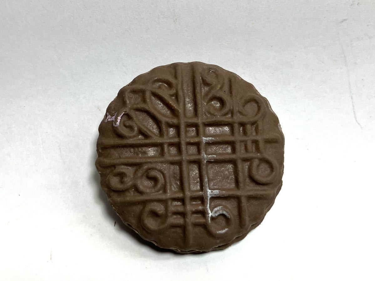 昭和レトロ 当時物 古い チョコクッキー 消しゴム おもしろ そっくり