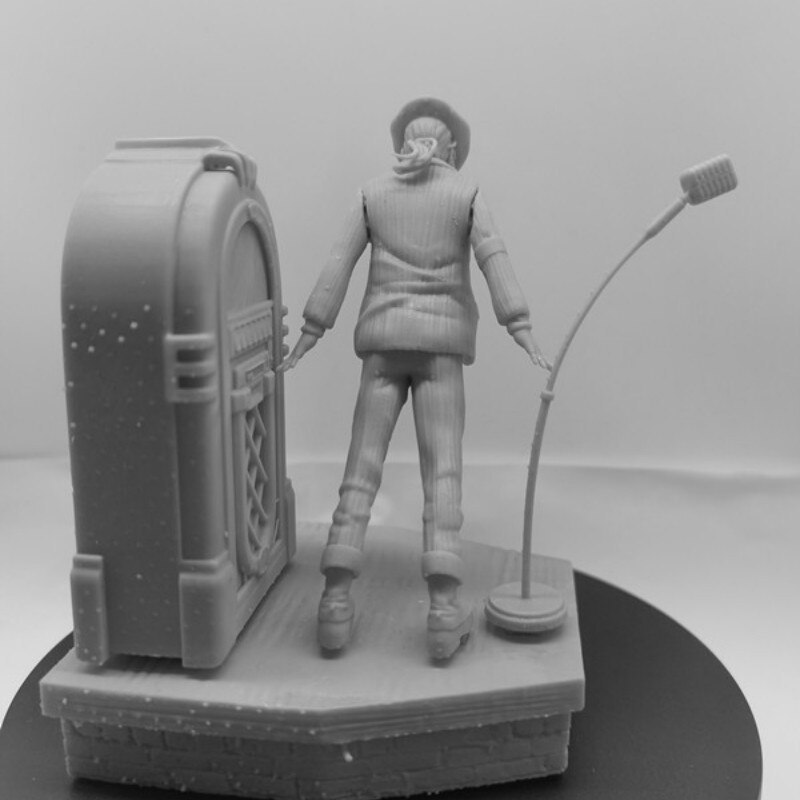 [ scale 1/24] resin resin figure kit Michael * Jackson not yet painting not yet arrived color resin 