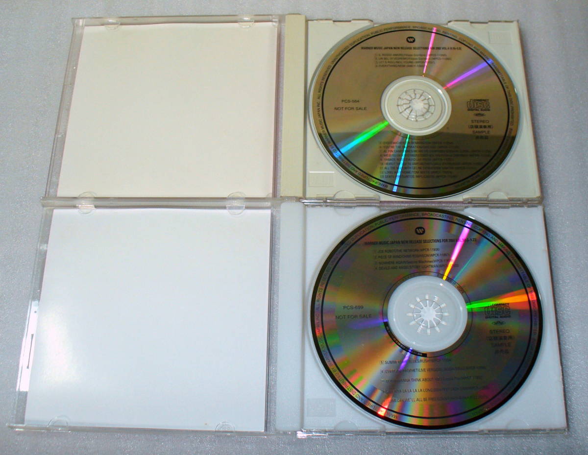B4 ワーナーミュージックジャパン新譜案内盤 2002年Vol.4/2004年Vol.9 2枚セット_画像2
