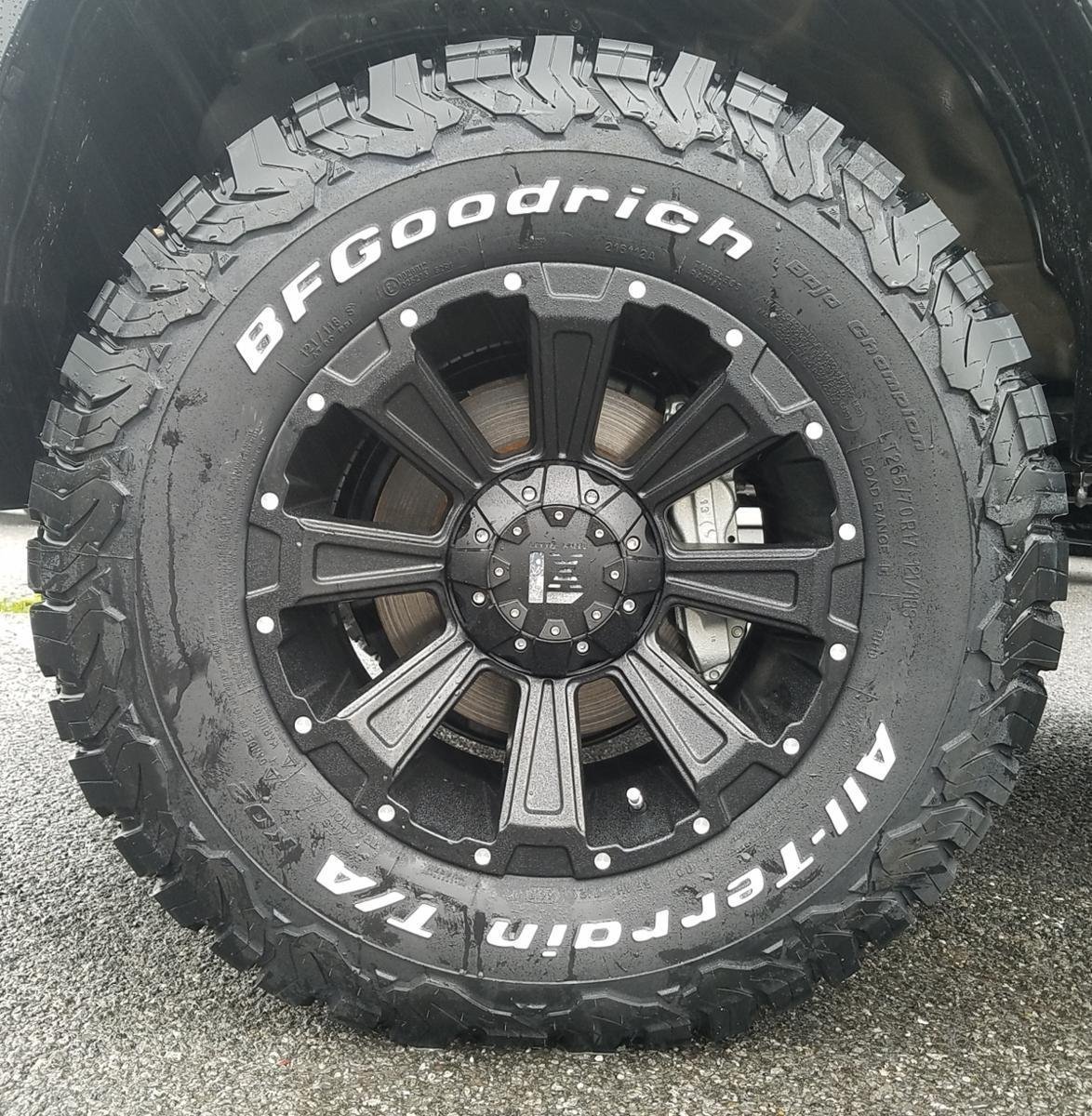  Hilux Surf FJ Prado H3 popular tire wheel BF Goodrich All-Terrain white letter 265/65R17 265/70R17 285/70R17