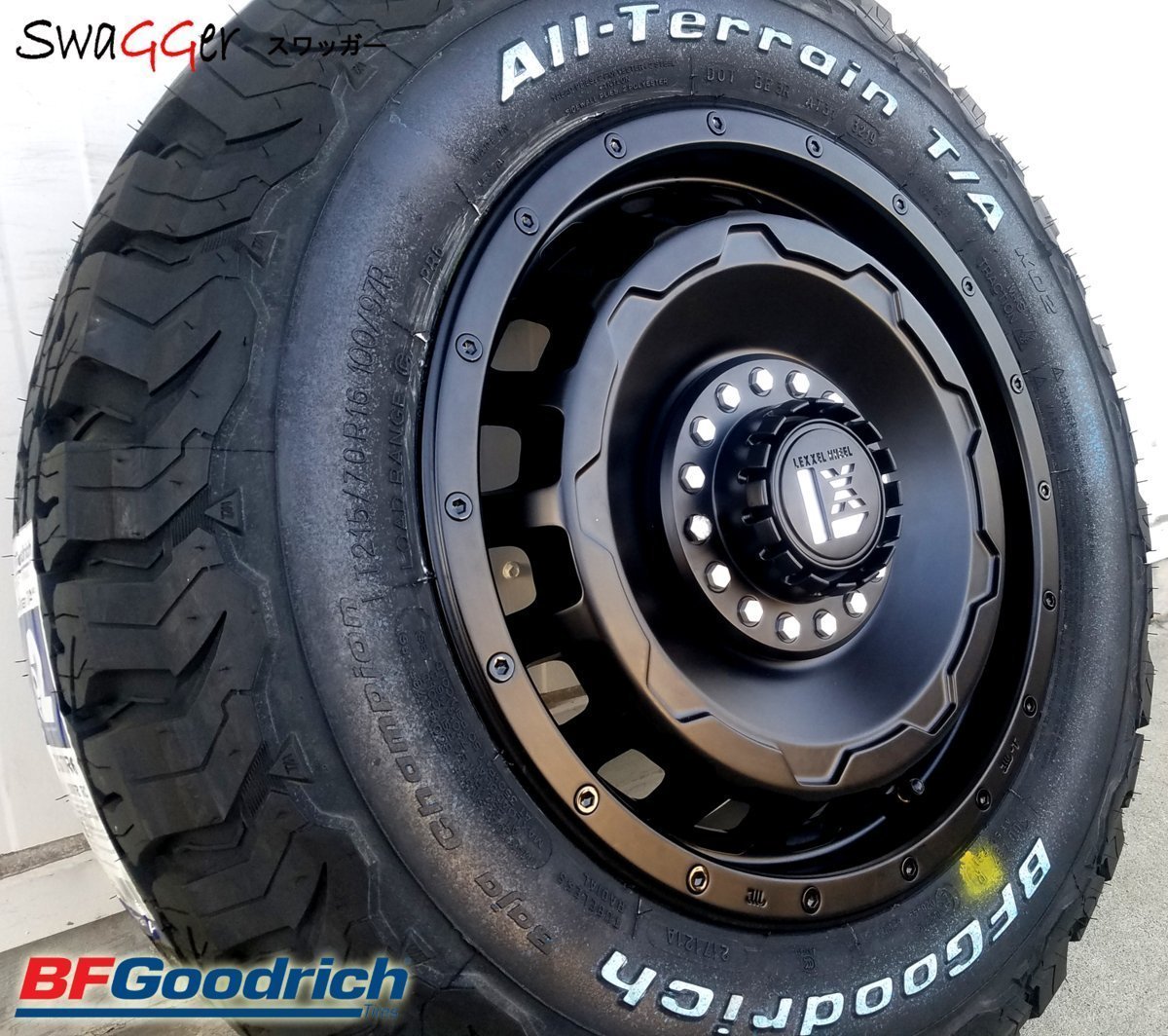 フォレスター SG/SH エクシーガ LEXXEL SwaGGer BF Goodrich ALLTERRAIN KO2 225/70R16 215/70R16 タイヤホイールセット 16インチ_画像7