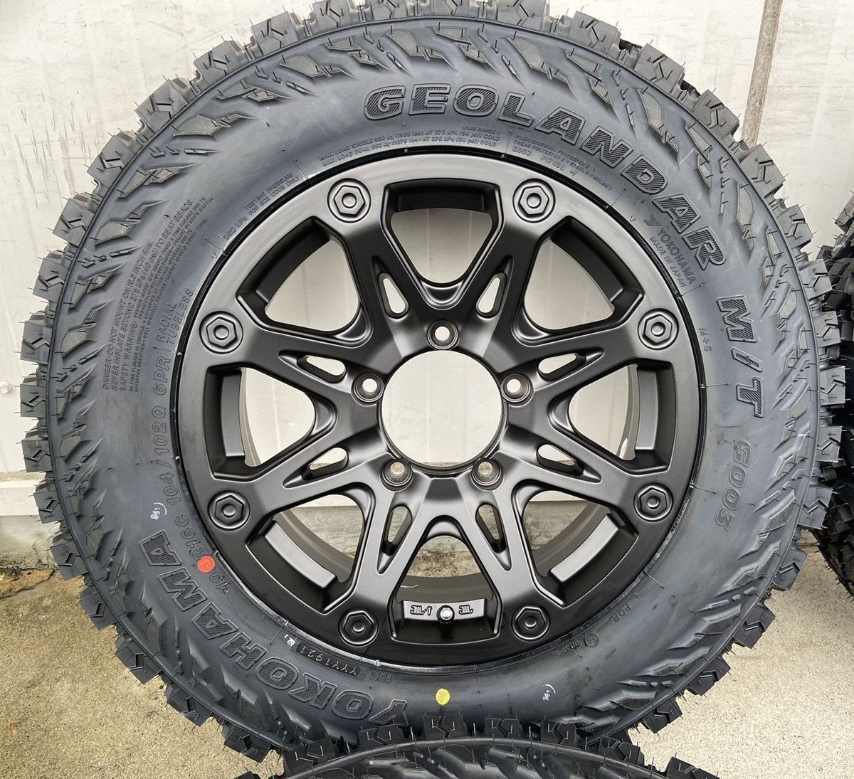 ジムニー JB64 JB23 JA BDX08 ヨコハマ ジオランダー MT G003 185/85R16 175/80R16 195R16 タイヤホイールセット 16インチ_画像7