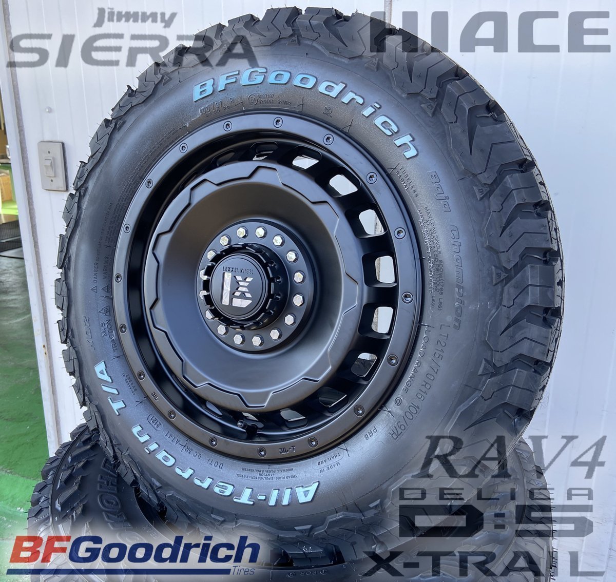 デリカD5 エクストレイル RAV4 タイヤホイール 16インチ SwaGGer BFGoodrich オールテレーン KO2 215/70R16 225/70R16 235/70R16_画像2