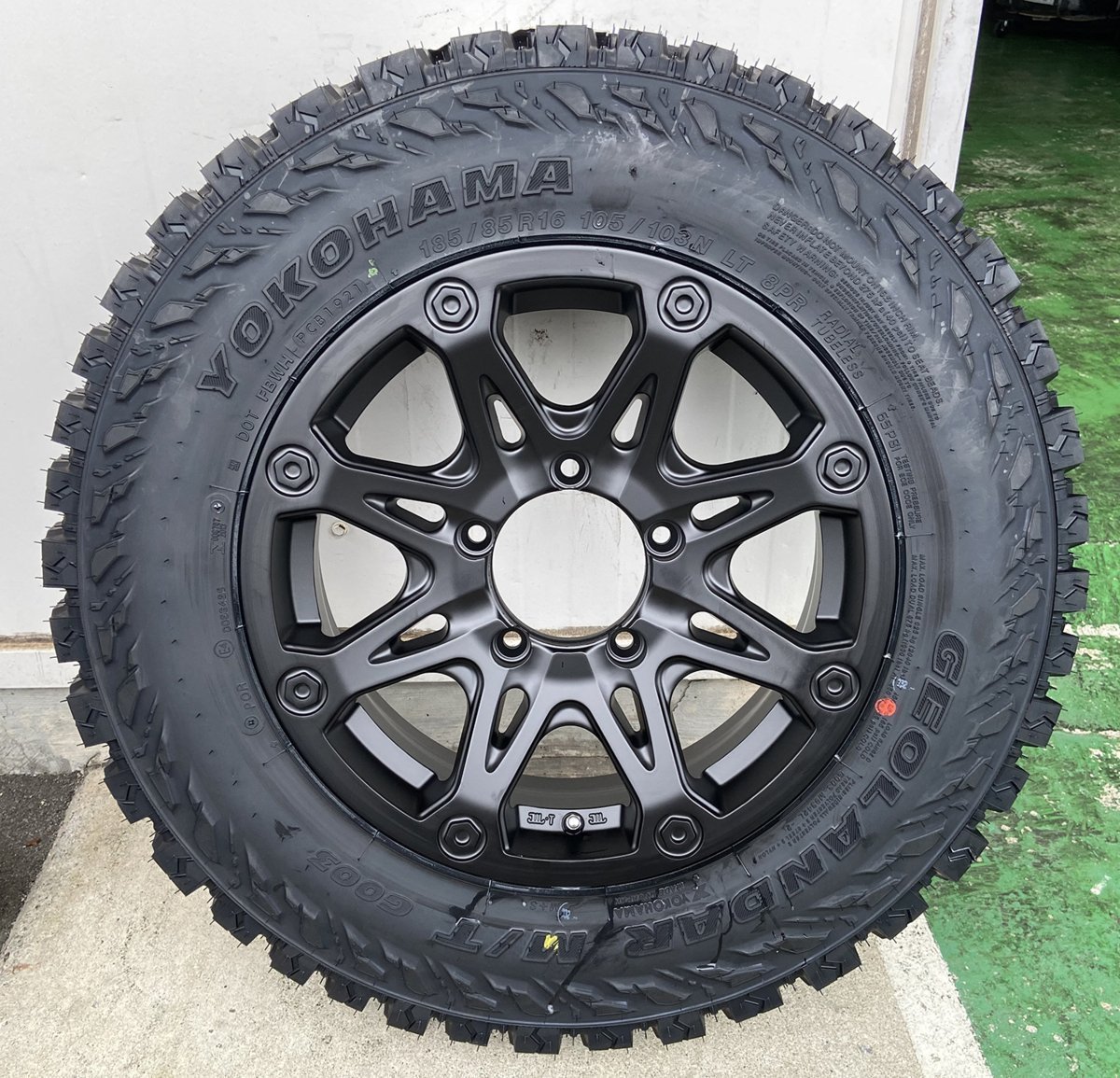 ジムニー JB64 JB23 JA BDX08 ヨコハマ ジオランダー MT G003 185/85R16 タイヤホイールセット 16インチ マッドタイヤ_画像6