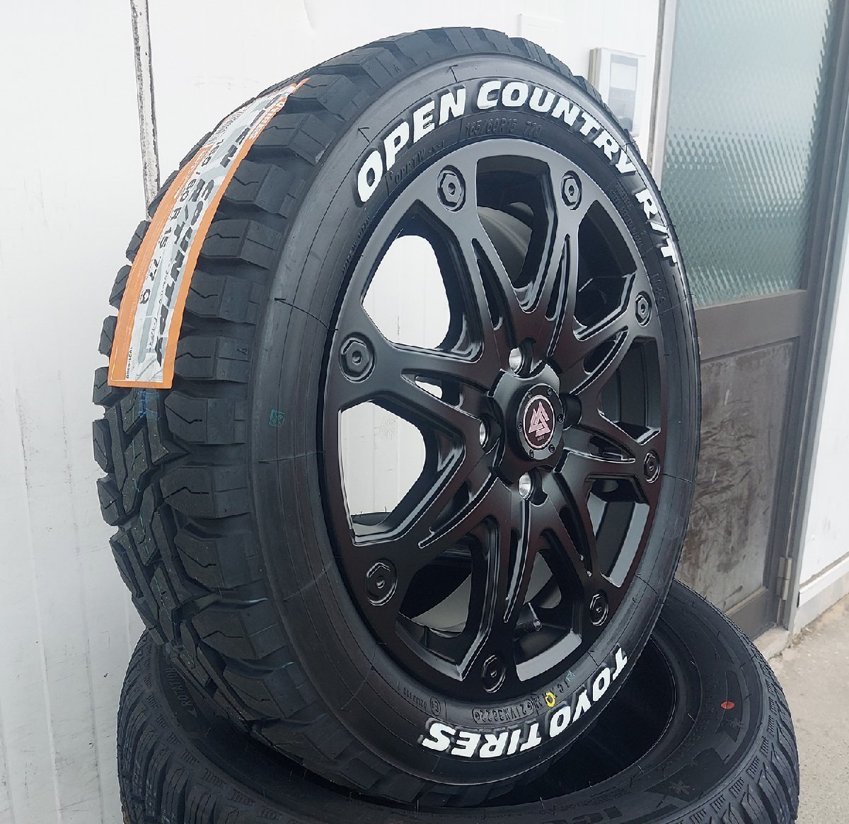 タフト スペーシアギア デリカミニ トーヨー オープンカントリー R/T 165/65R15 タイヤホイール 16インチ ホワイトレター_画像8