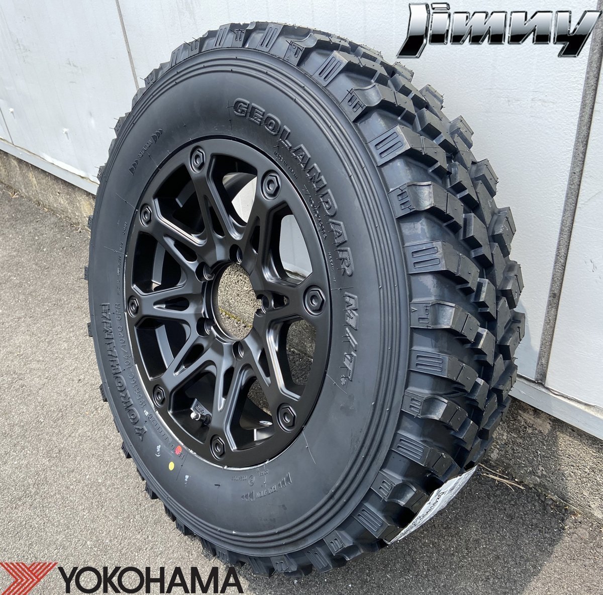 YOKOHAMA ジオランダー M/T+ 195R16 ジムニー JIMNY JB64 JB23 JA12 JA11 タイヤホイール 16インチ BDX08 新品4本セット_画像8