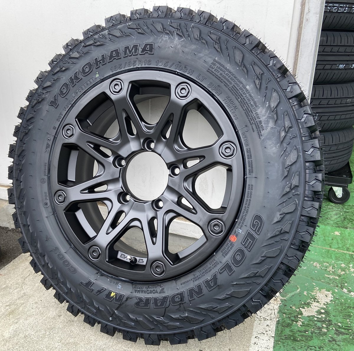 ジムニー JB64 JB23 JA BDX08 ヨコハマ ジオランダー MT G003 185/85R16 タイヤホイールセット 16インチ マッドタイヤ