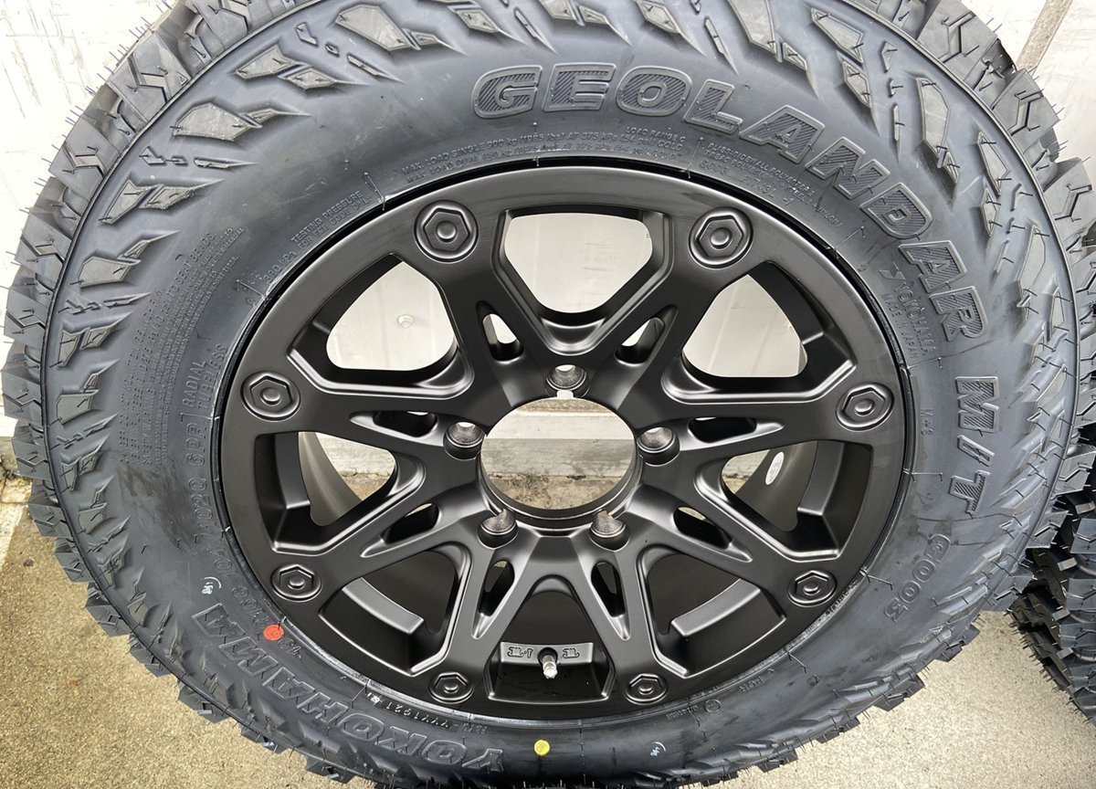 ジムニー JB64 JB23 JA BDX08 ヨコハマ ジオランダー MT G003 185/85R16 175/80R16 195R16 タイヤホイールセット 16インチ_画像10