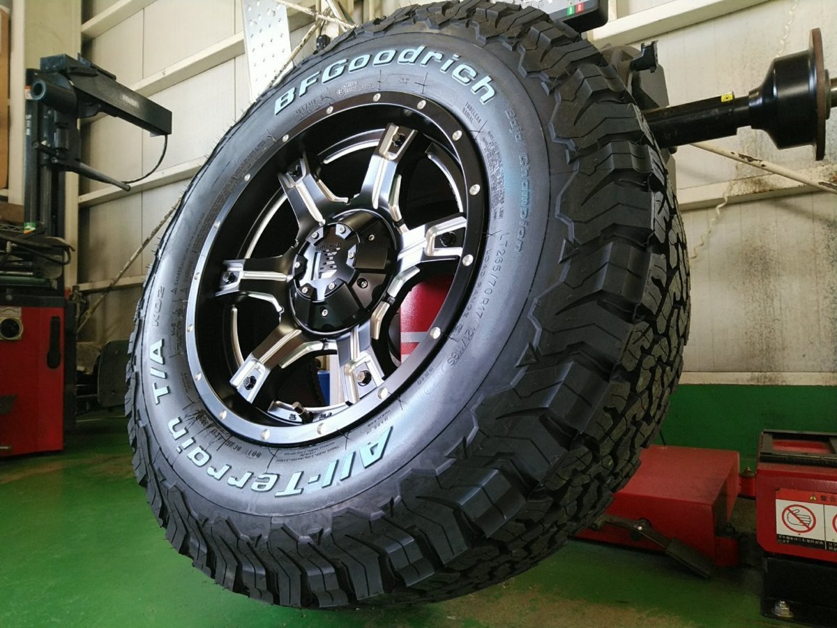 BFGoodrich オールテレーン KO2 265/65R17 265/70R17 プラド ハイラックス サーフ FJ タイヤホイール 17インチ OutLaw_画像8