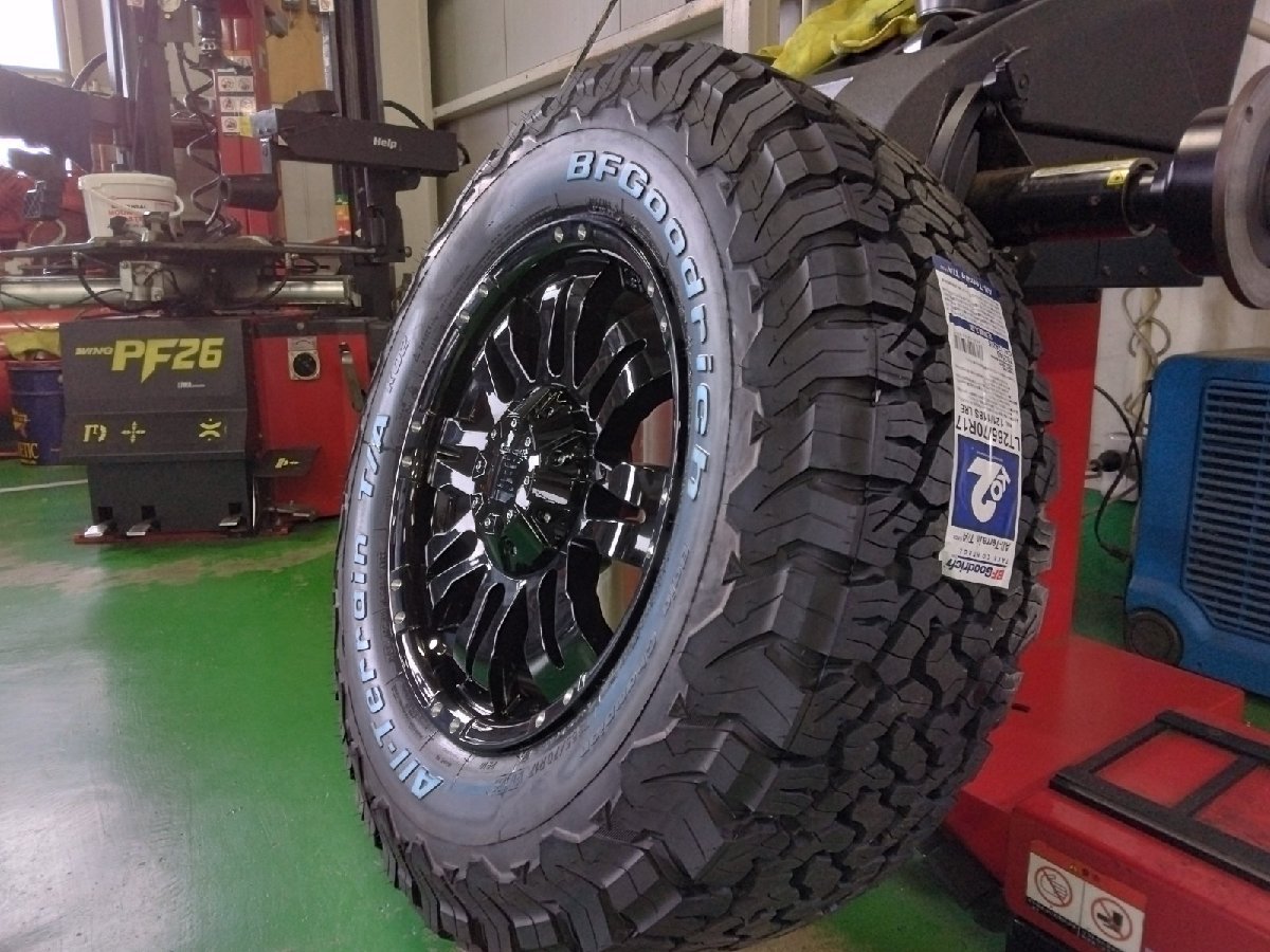 150プラド タイヤホイールセット BF グッドリッチ オールテレーン KO2 265/65R17 265/70R17 17インチ LEXXEL Balano 新品4本_画像3