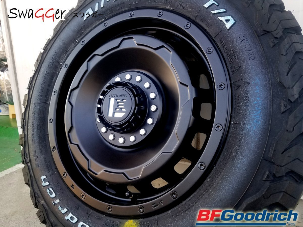 ヤリスクロス XV CX3 クロスロード LEXXEL SwaGGer BF Goodrich ALLTERRAIN KO2 225/70R16 215/70R16 タイヤホイールセット 16インチ_画像3