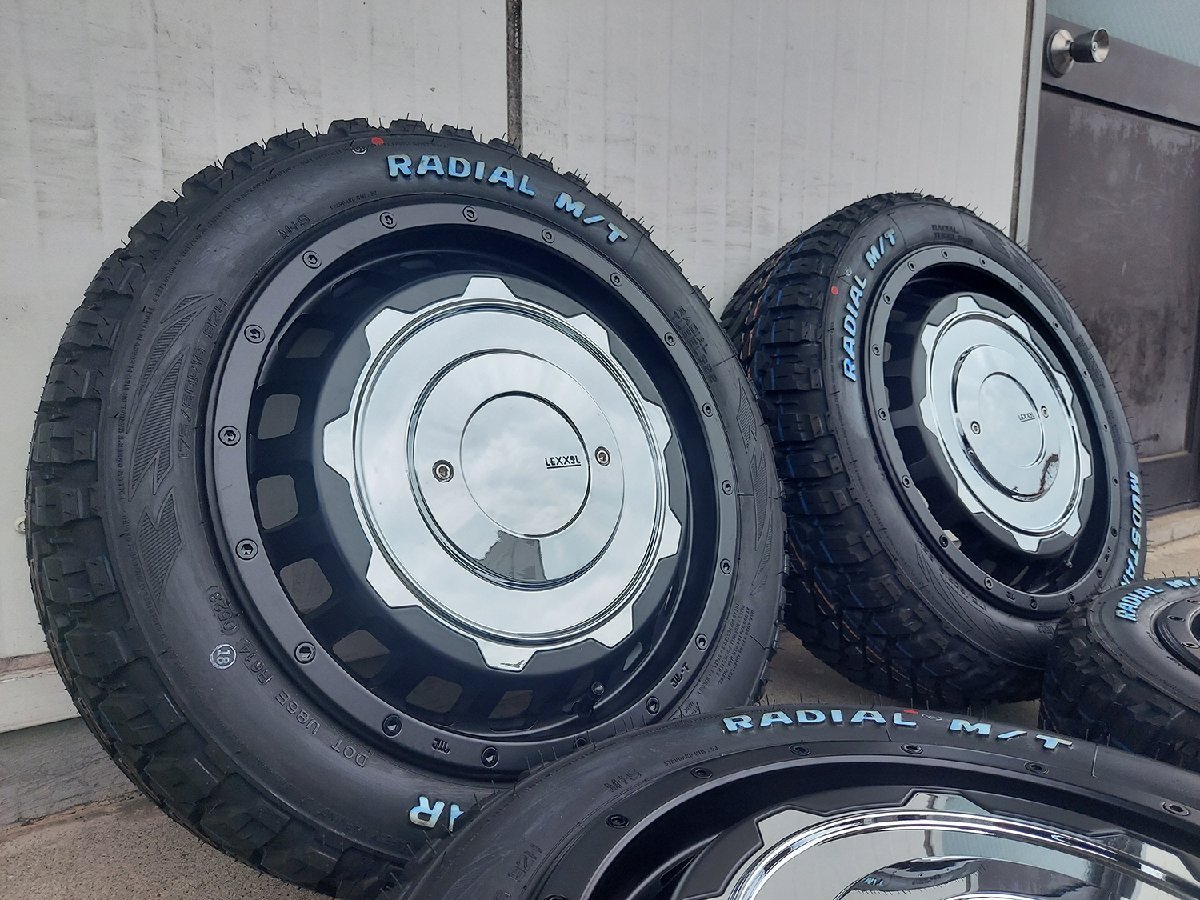 クロスビー アクア ルーミー トール LEXXEL SwaGGer Mudstar Radial MT 175/60R16 タイヤホイール 16インチ ホワイトレター_画像6