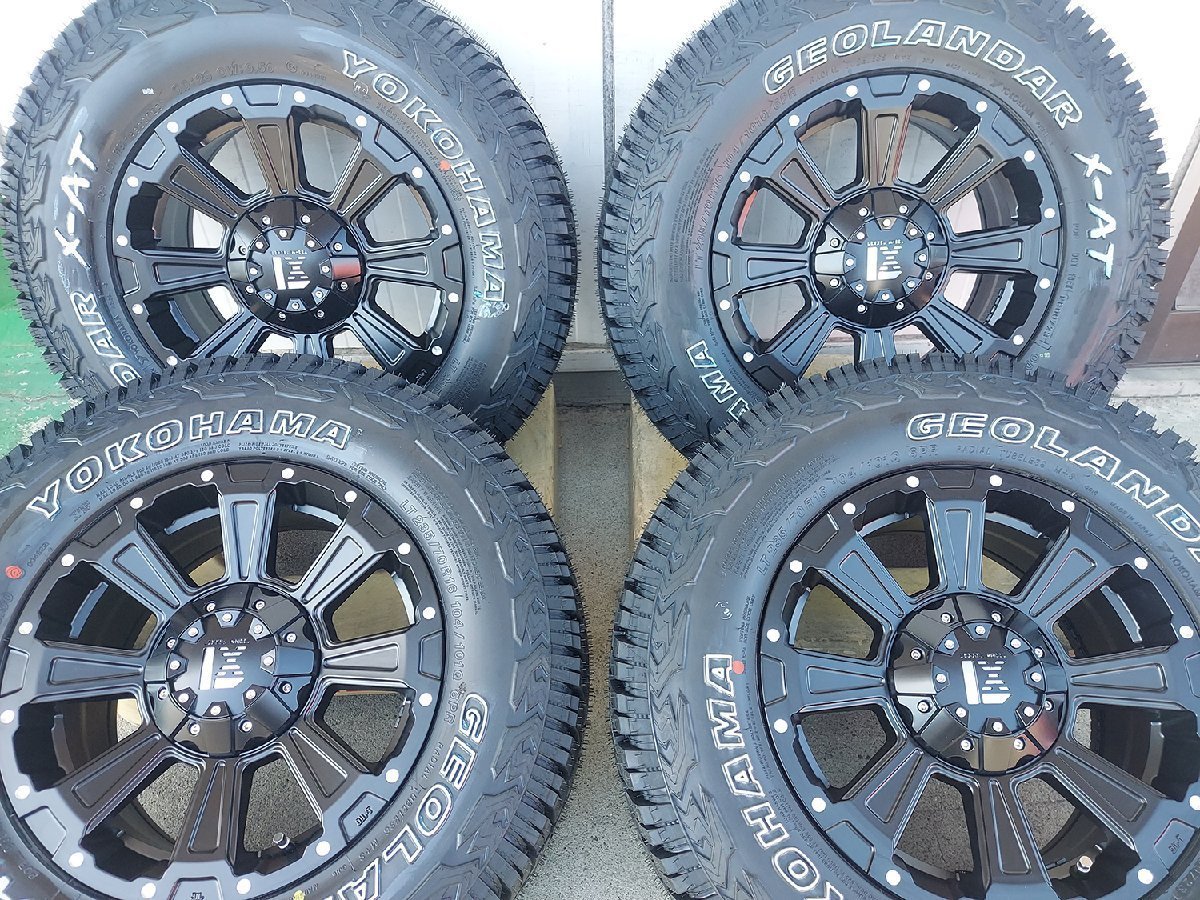 New!!RAV4 デリカD5 エクストレイル アウトランダー CX5 LEXXEL ヨコハマ ジオランダー X-AT 235/70R16 225/75R16 タイヤホイール 16インチ_画像1