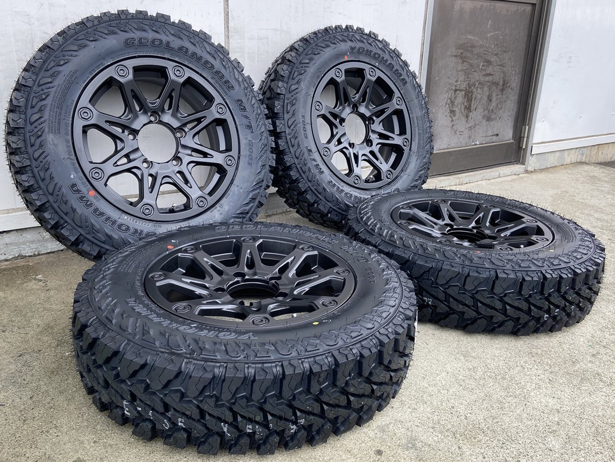 ジムニー JB64 JB23 JA BDX08 ヨコハマ ジオランダー MT G003 185/85R16 175/80R16 195R16 16インチ マッドタイヤ_画像4