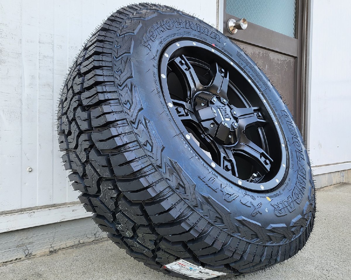 オススメ！Jeep ラングラー JK JL タイヤホイール 新品4本セット ヨコハマ ジオランダー X-AT 265/70R17 265/65R17 285/70R17 17インチ Out_画像4