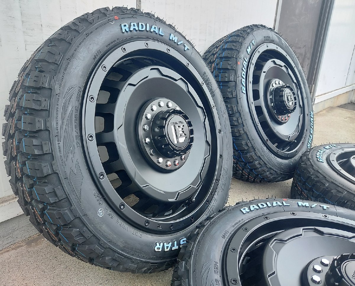 プリウス ステップワゴン VOXY LEXXEL SwaGGer Mudstar Radial MT 205/60R16 タイヤホイール 16インチ ホワイトレター_画像8