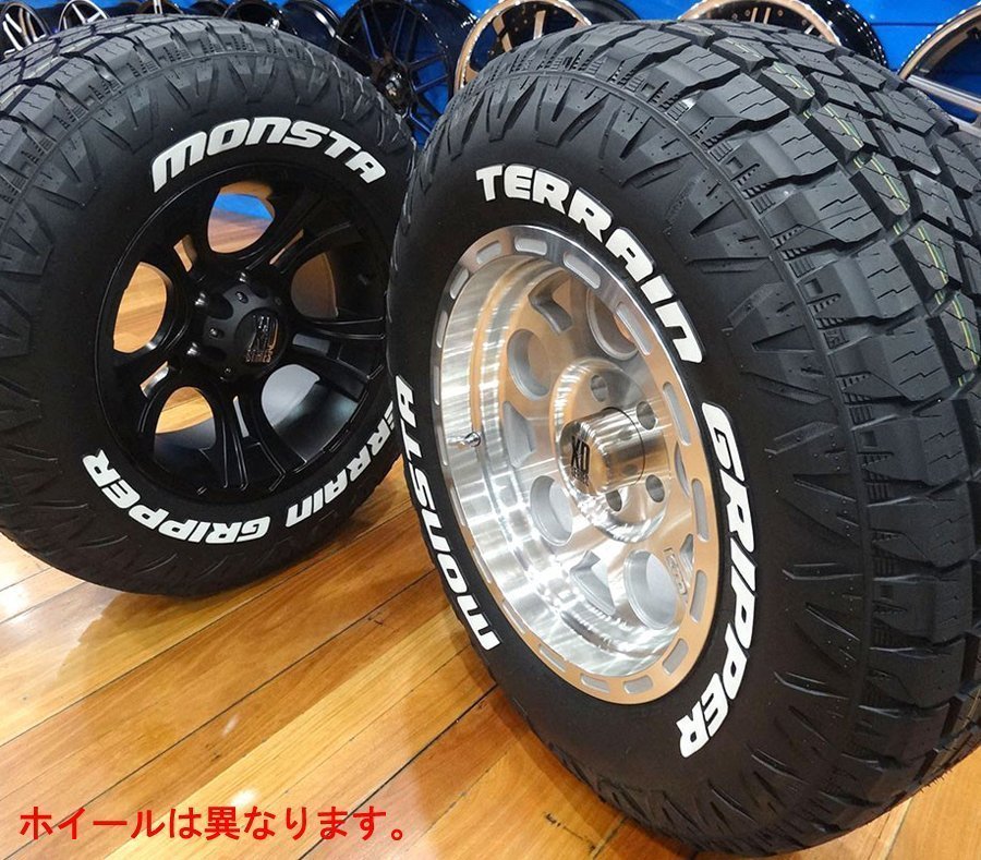 エクスプローラー JK JL ラングラー グランドチェロキー 20インチ MONSTA TERRAIN GRIPPER 265/50R20 285/50R20 285/55R20 ホワイトレター_画像8