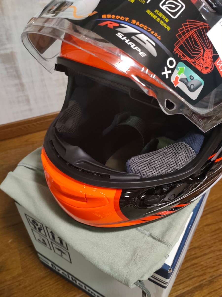 未使用 2023年 ARAI RX-7X MAZE アライ RX7X メイズ 赤 フルフェイス