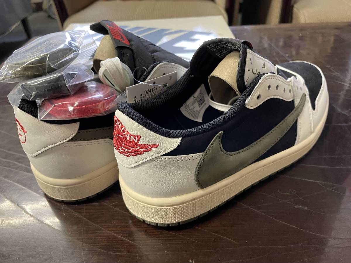 Travis Scott × NIKE WMNS AIR JORDAN 1 LOW OG 新品未使用(27.0cm