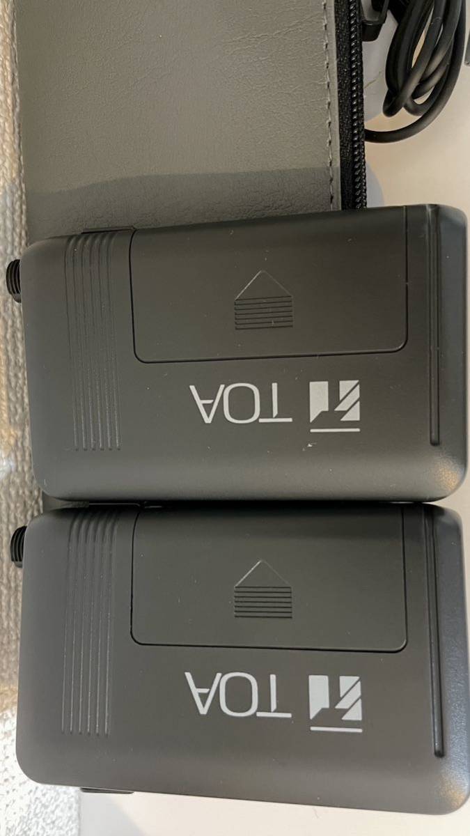 TOA ワイヤレスマイク タイピン型 WM-1320 2個セット | normanhubbard.com