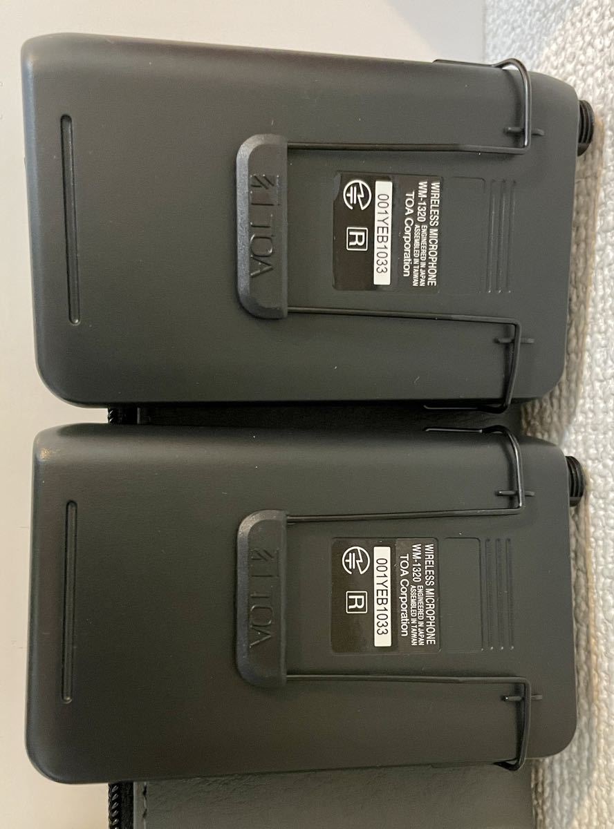 TOA ワイヤレスマイク タイピン型 WM-1320 2個セット | www.annugeo.com