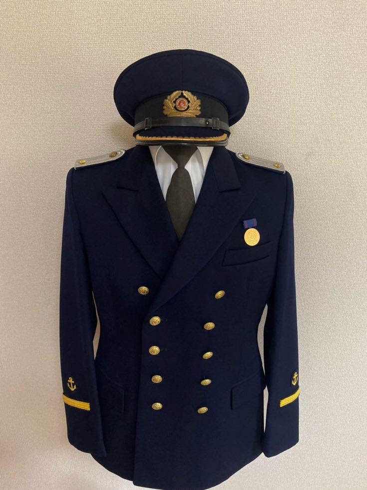 東ドイツ軍NVA海軍少尉セット 制服 第一種 ブルードレス ダブルジャケット
