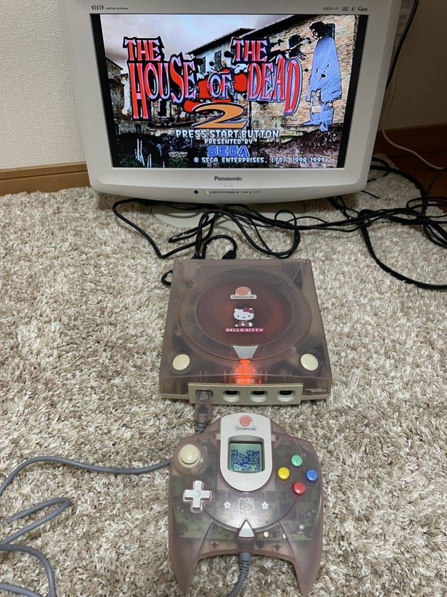 Dreamcast HKT-3000 ドリームキャスト ハローキティSEGA セガ Dreamcast HKT-3000 ドリームキャスト ハローキティSEGA セガ