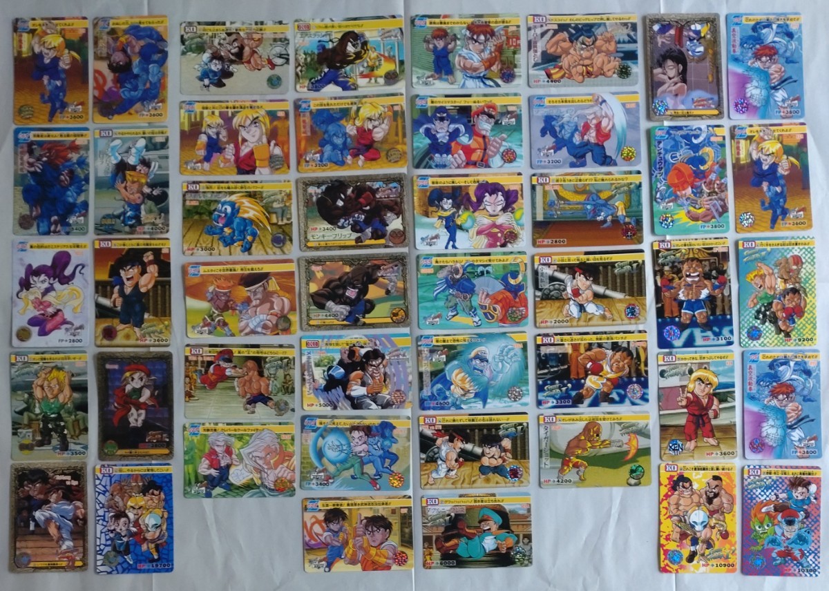 ストリートファイターⅡ カード46枚セット カプコン、BANDAI