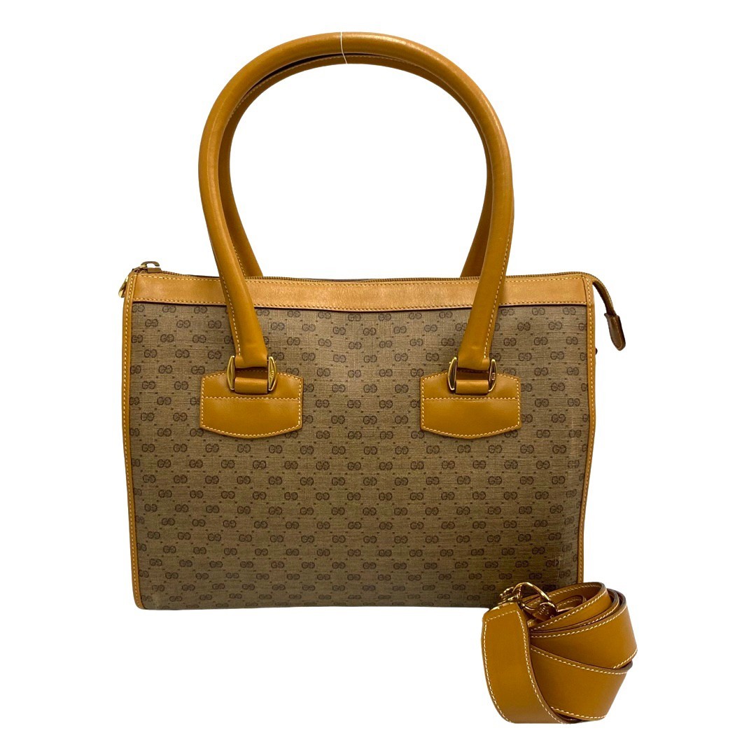 美品 GUCCI グッチ マイクロGG ショルダーバッグ オールドグッチ-