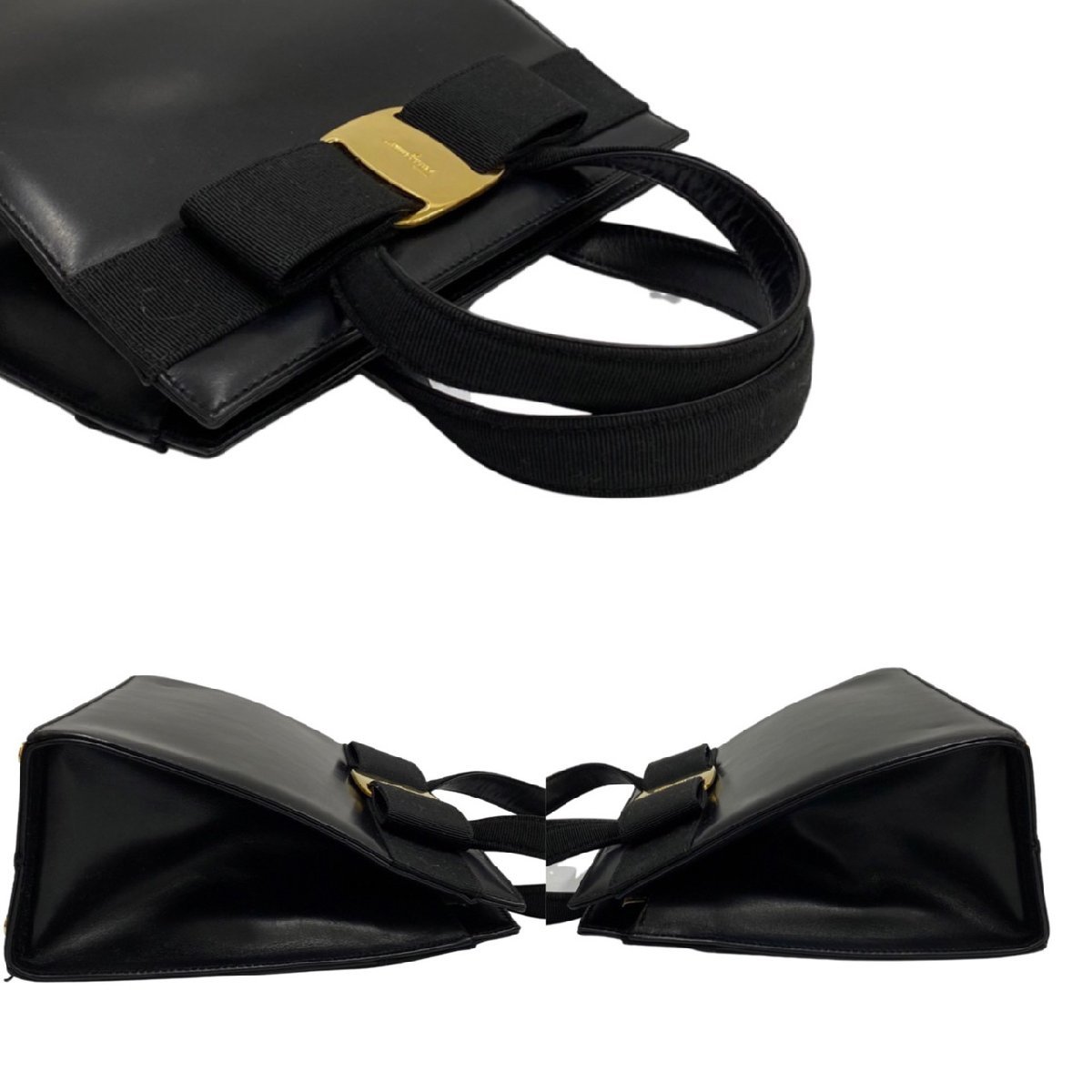 極美品 袋付 Salvatore Ferragamo サルヴァトーレフェラガモ ヴァラ