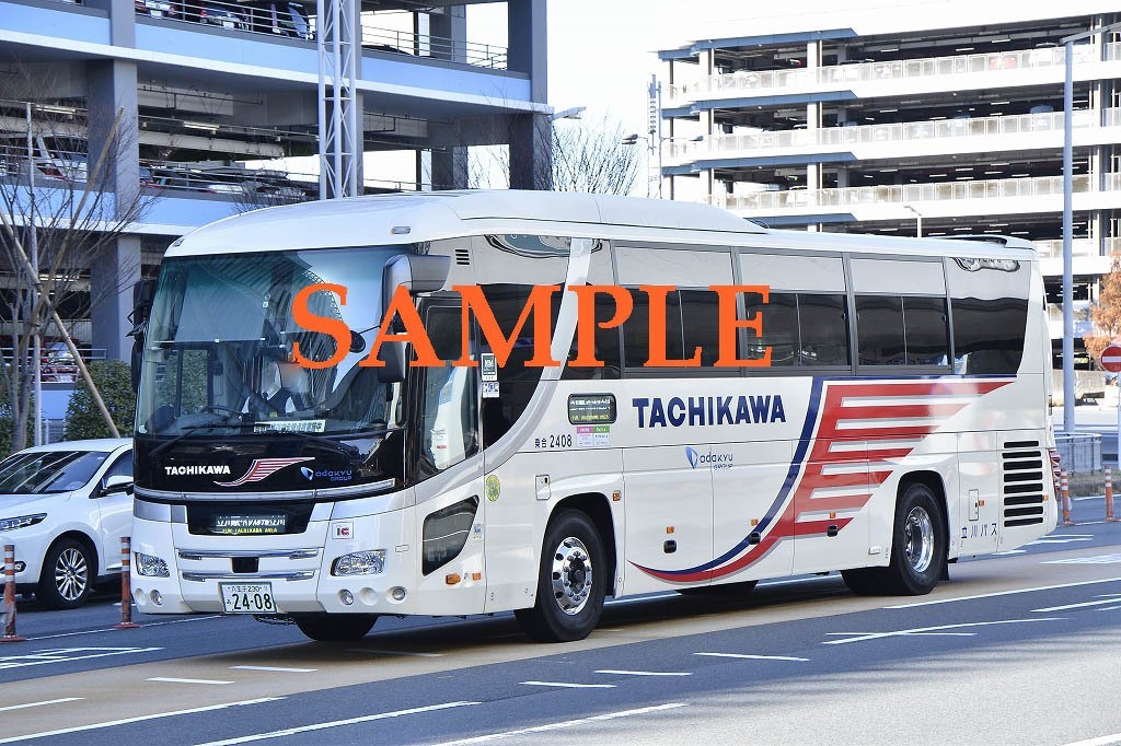 D-21[ bus photograph ]L version 1 sheets Tachikawa bus Selega airport Limousine 