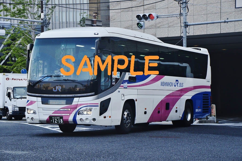 D-15[ bus photograph ]L version 3 sheets west Japan JR bus Selega ga-la