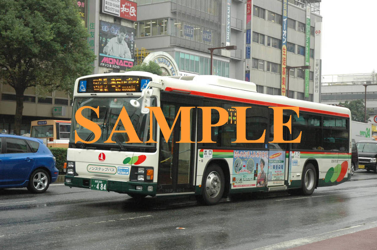 D【バス写真】L版４枚　姫路市交通局　路線車_画像4