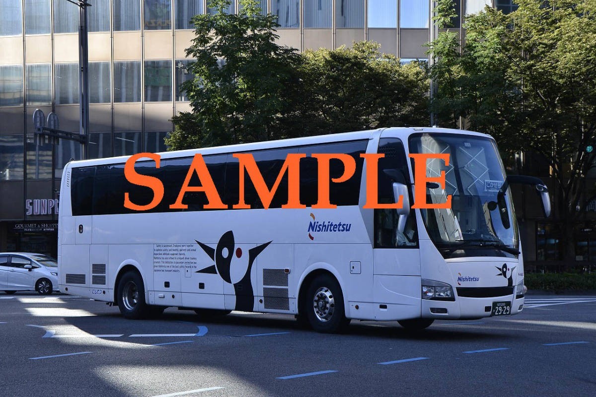 D-３【バス写真】Ｌ版４枚　西日本鉄道　西鉄バス　エアロクイーン　ごかせ号　延岡線_画像3