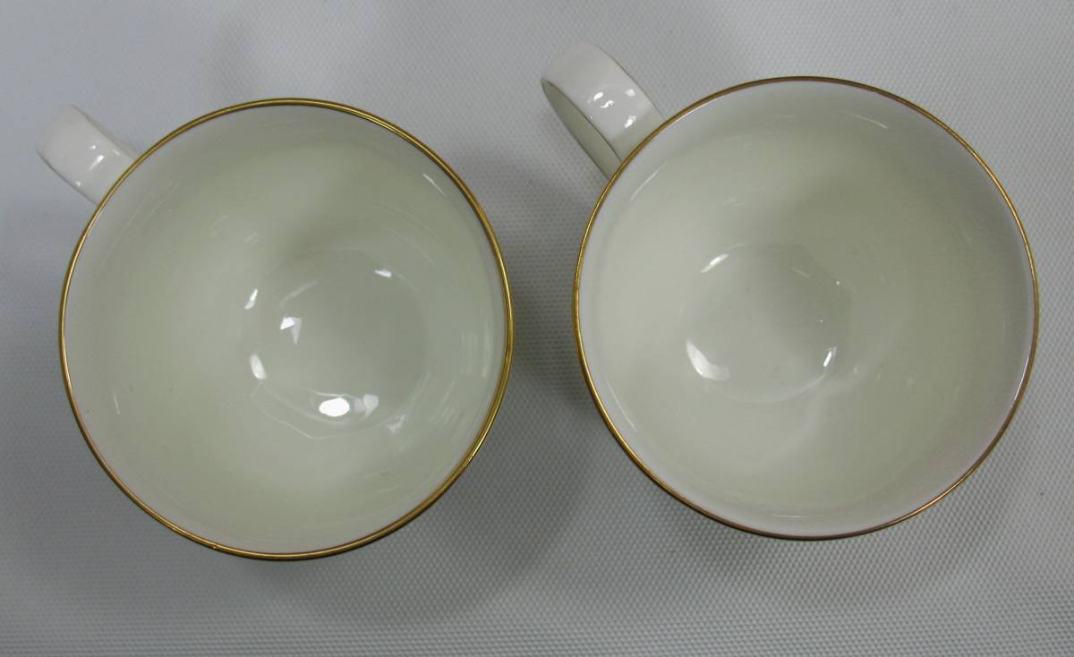 ゆうパック.60サイズ発送　ハインリッヒ ビレロイ&ボッホHEINRICH Villeroy& Boch Bone China W.Germany カップ＆ソーサー.西ドイツ（赤枠_画像4