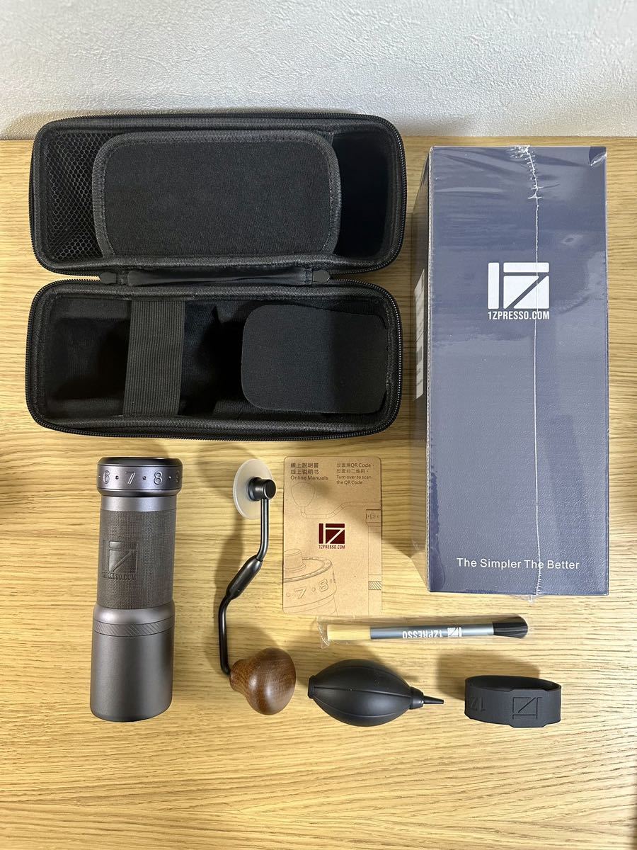 1Zpresso K-Ultra 手挽きコーヒーミル アイアングレー グラインダー 新