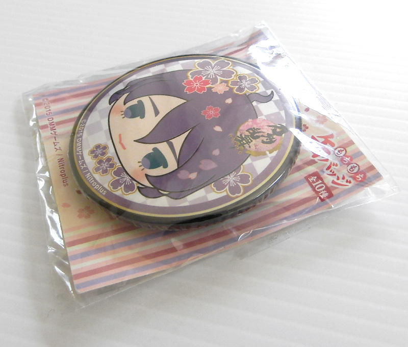  Touken Ranbu mochi mochi can badge .... can bachi badge unused goods ........ sword mascot purple limited goods illustration prize 