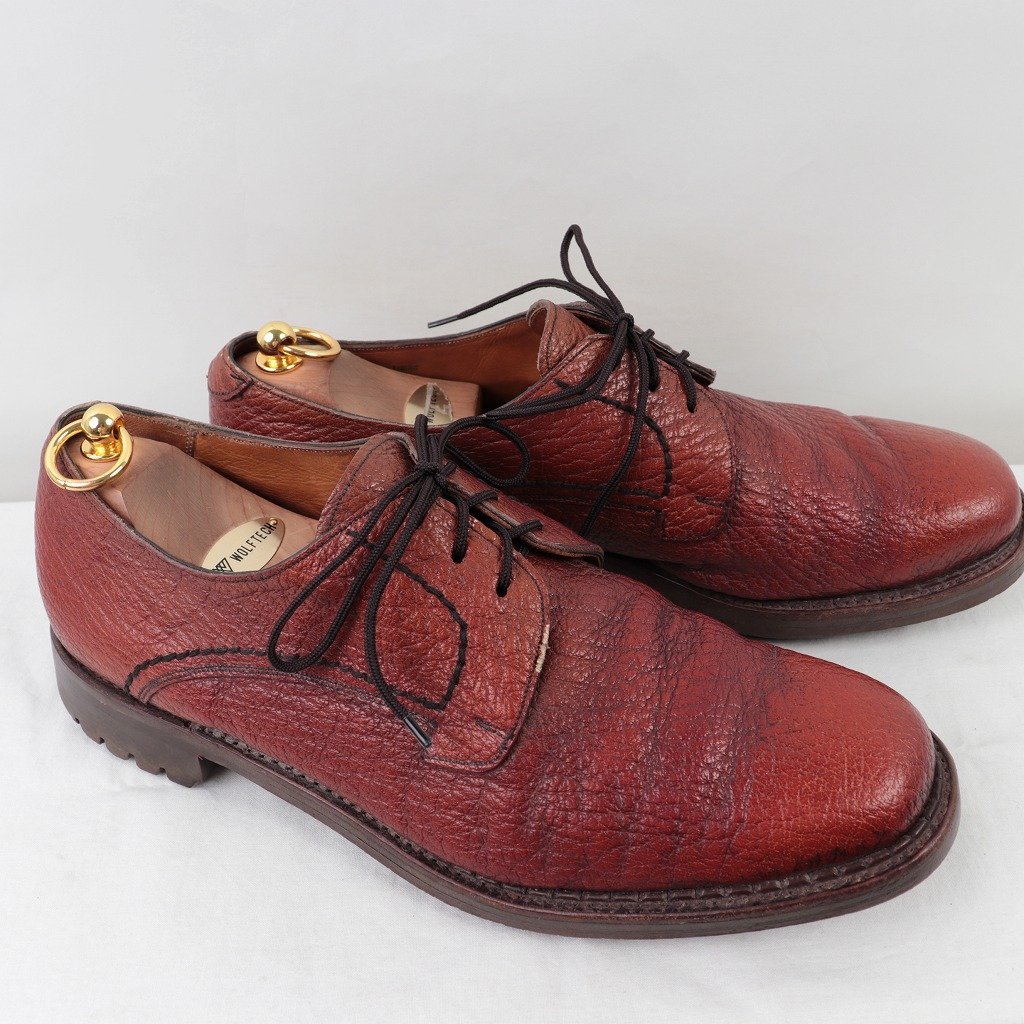 旧ロゴ クロケット＆ジョーンズ 10 1/2 E /ブラウン 茶 Crockett&Jones メンズ 中古 ds3620_画像7