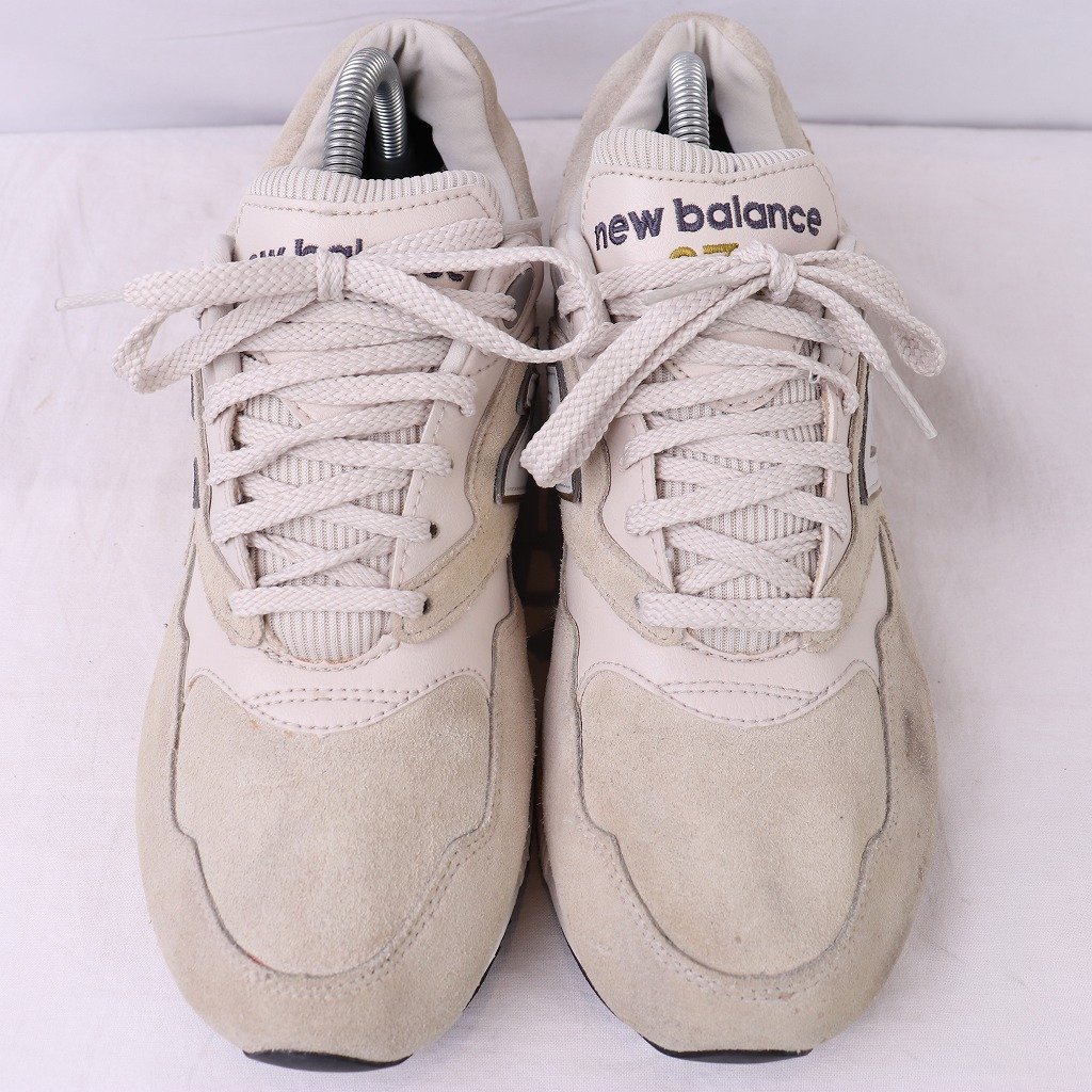 878 ニューバランス 26.0cm/new balance ライトグレー アイボリー 金
