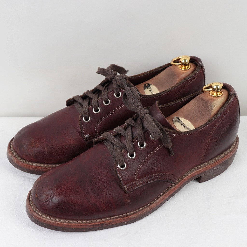 チペワ 9 D /USA製 service oxfords shoes CORDOVAN 1901M74 Chippewa コードバン レザー 本革 古着 中古 ds3681