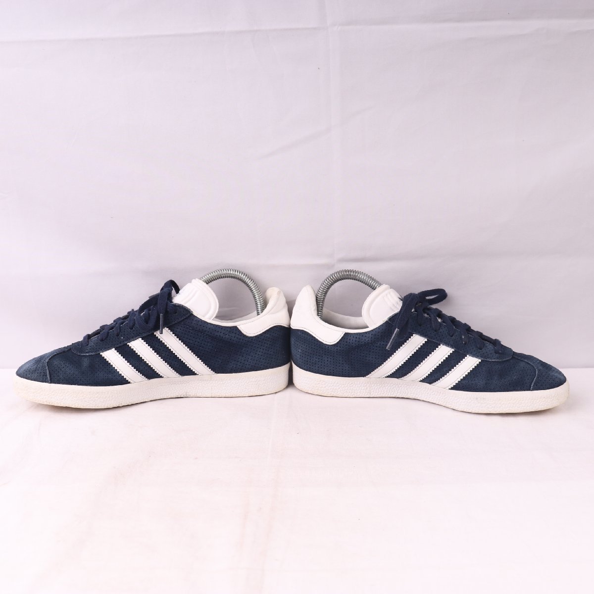 GAZELLE 24.0cm/adidas ガゼル ガッツレー アディダス スニーカー ネイビー ホワイト 中古 古着 ウイメンズ ad4198_画像5