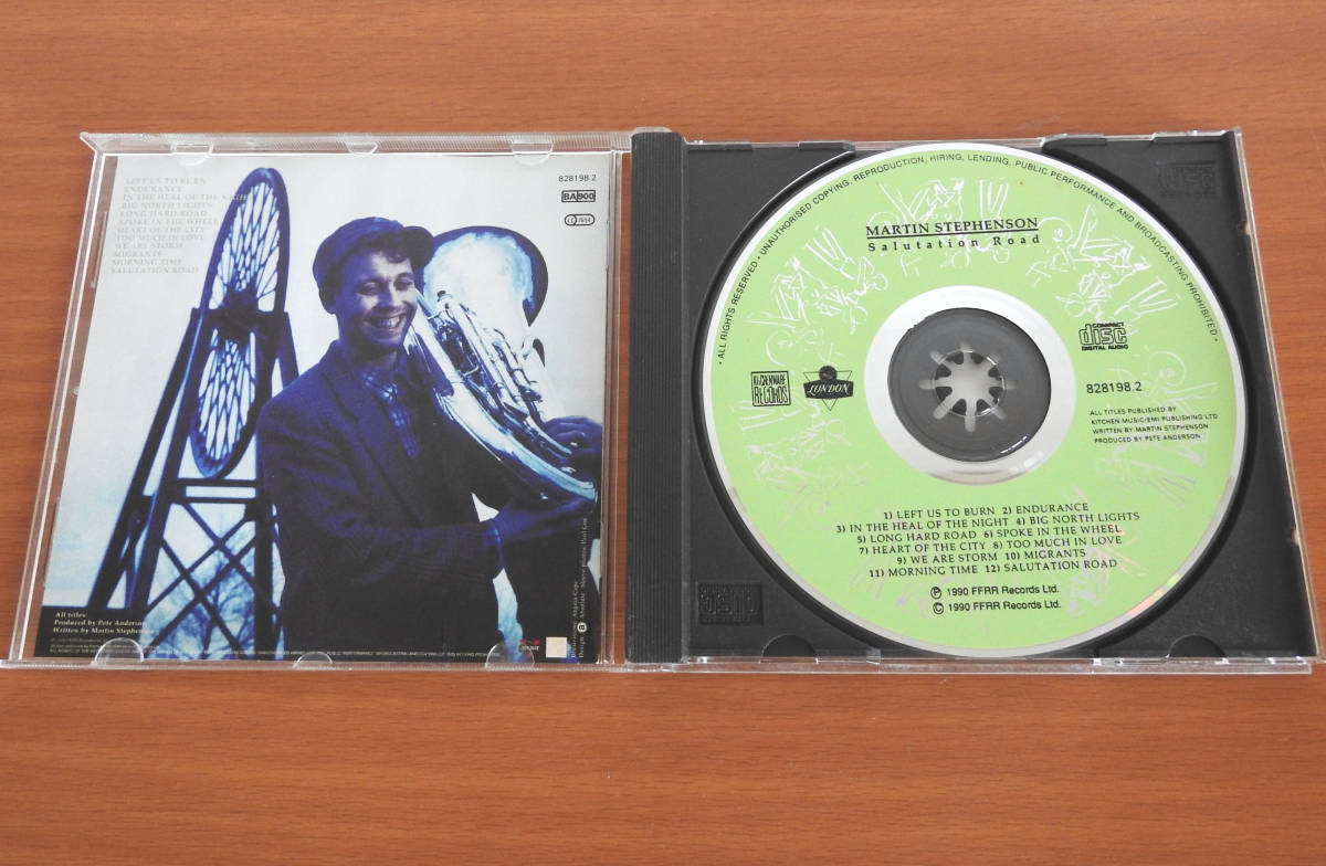 MARTIN STEPHENSON 「Salutation Road」【中古CD】_画像3