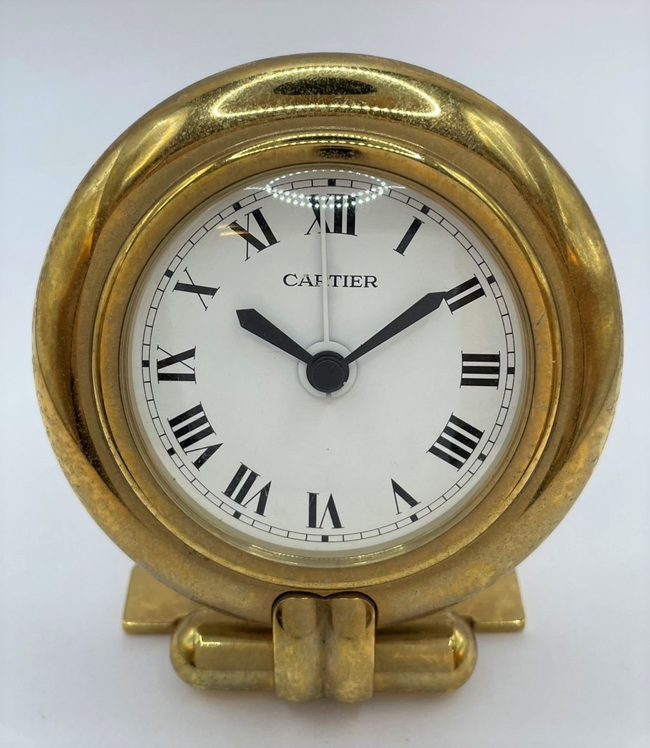 ヤフオク! - 【カルティエ 1円~】 ◎CARTIER◎ コリゼ 置時計...